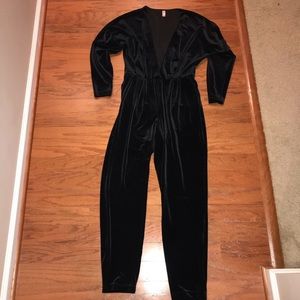 American Apparel Velvet Jumpsuit